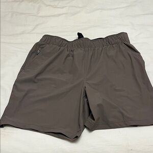 Glacier Performance Light Brown Men's Shorts Size Small